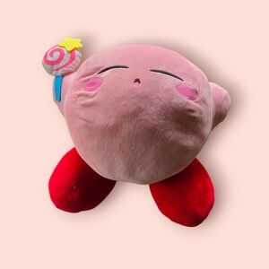 Pink and Red Plush Toy